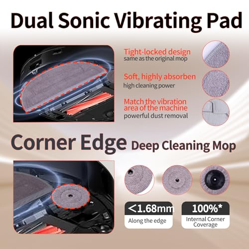 33 Pcs S8 Max/Max V Ultra Replacement Accessories Compatible with Roborock - color: for S8 Max/Max V Ultra