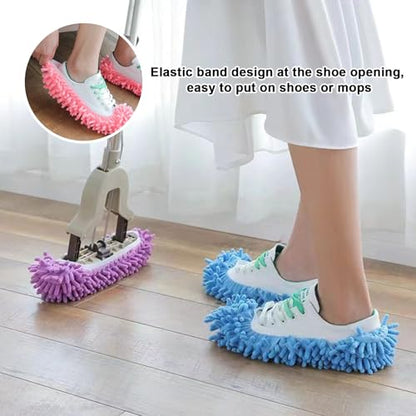 20 Pcs Mop Slippers,10 Pairs Mop Socks,Microfiber Mop Shoes