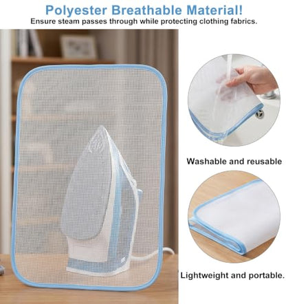 3 Pcs Pressing Cloth for Ironing - Ironing Cloth to Protect Clothes