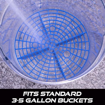 VIKING Bucket Car Wash Grit Trap Insert, Blue, 1 Pack - color: Blue, size: 1 Pack