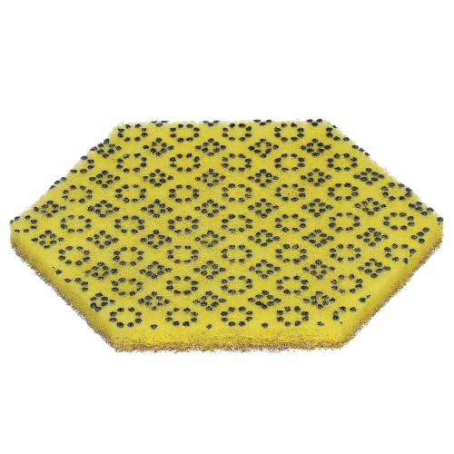 Scotch-Brite Low Scratch Scouring Pad 2000HEX, Yellow, 60 Each/case - color: Yellow, size: 60/Case