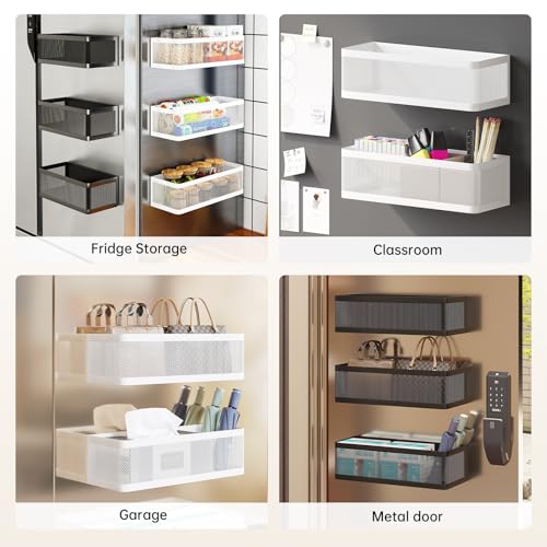 Magnetic Shelf for Washing Machine, White, L13.78in*W5.12in*H3.94in - color: White, size: L13.78in*W5.12in*H3.94in