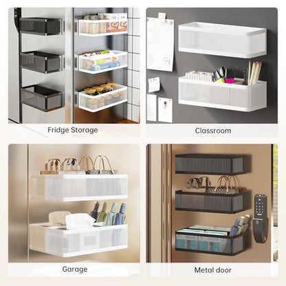 Magnetic Shelf for Washing Machine, White, L13.78in*W5.12in*H3.94in - color: White, size: L13.78in*W5.12in*H3.94in