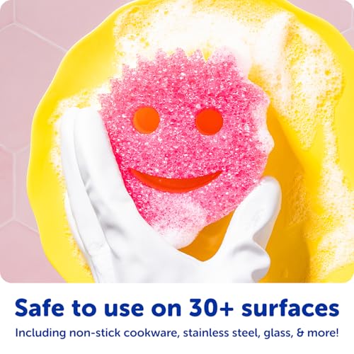 Scrub Daddy Scratch-Free Multipurpose Kitchen Sponges - Bulk Dish Sponges for Kitchen, Bathroom, Household Cleaning & More - Made with BPA-Free Polymer Foam (7 Count) - size: 7 Count (Pack of 1)