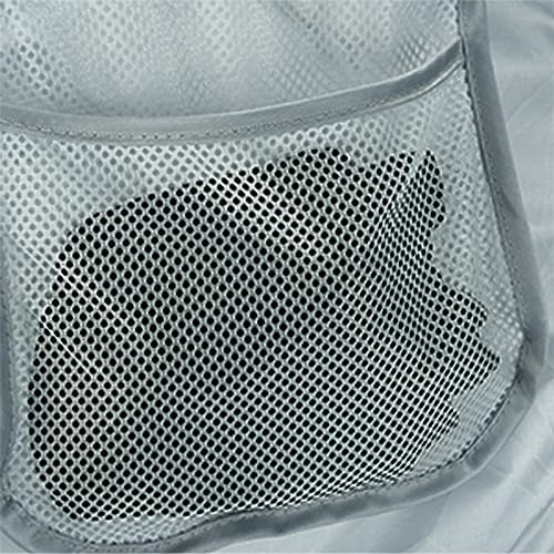 4 Pcs Collapsible Laundry Baskets, Pop-up Laundry Hamper - color: Black/Blue/Beige/Gray