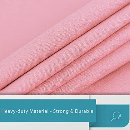 LOLOMLO Extra Large Canvas Laundry Bags with Handles & Drawstring Closure, Heavy Duty Tears Resistant Clothes Storage Travel Bags, Machine Washable Multi Use Laundry Bag liner for Laundry Hamper - 25.5 x 34 in - Pink - color: Pink