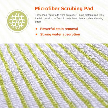 6 Pack Vacmop Shark Vacuum Pads for Shark AV2610WA, RV2610WA, RV2620WD, RV2410WD, Matrix Plus AI Ultra 2-in-1 Robot Vacuum - size: 6 Pack Mop Pads