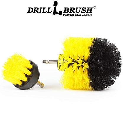 Bathroom Cleaning Brush Set - Brush Cleaning Tool - Clean Shower Brush - color: Yellow