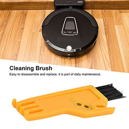 Sweeping Robot Handheld Vacuum Sweeper Parts, ABS Vacuum Brush Cleaning Tool, Yellow Vacuum Roller Tool Cleaning Brush Replacement for Xiaomi, Shark, Dreame, Eufy, 1Pcs - color: Yellow