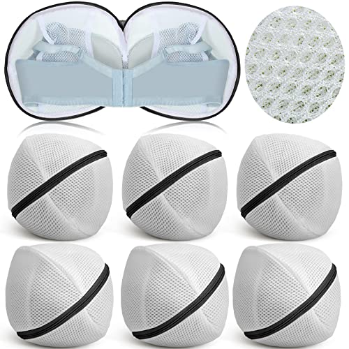 Shappy 6 Pcs Bra Washing Bag for Laundry Storage Women 7.87 Inch Black - color: Black, size: 7.87 Inch