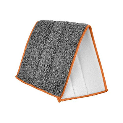 Superio Microfiber Mop Pads Refill, Replacement Head with Velcro, 16 Inch for Flat, Spray Mop Set - 3 Pack - Grey - size: 3 Mopping pads
