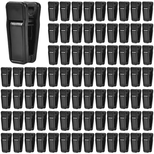 KISEER 80 Pcs Plastic Baby Hanger Clips Slim-line Finger Clips Set for Clothes Hanger Velvet Hanger (Black) - color: Black, size: 80 Pcs