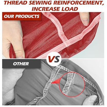 Isink Laundry Bag, 2 Pack Travel Laundry Bags for Dirty Clothes, Large Laundry Bags for Camping & Traveling, Dirty Clothes Travel Bag, 24" x 36" (Black + Red) - color: Laundry Bags (Black + Red)