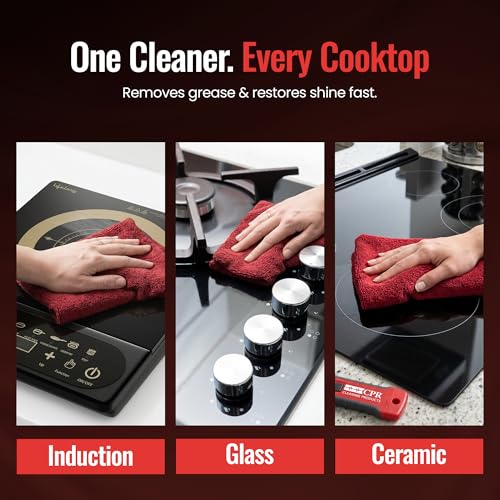 CPR Stovetop 2-in-1 Glass Stovetop Cleaner & Polish + Scraper, 18 oz - size: 18 Ounce (Pack of 1)