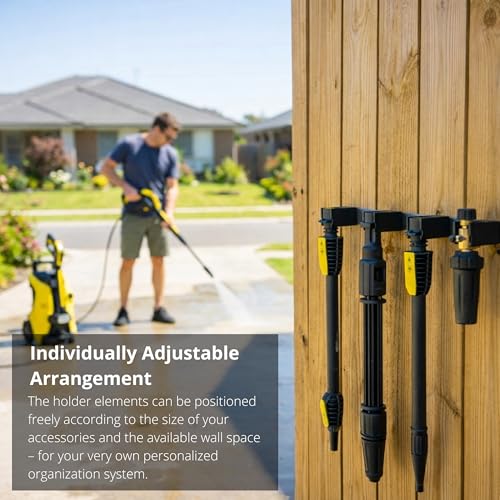 Sintrix Fab 4-Pack Wall Mount Holders Compatible with Karcher
