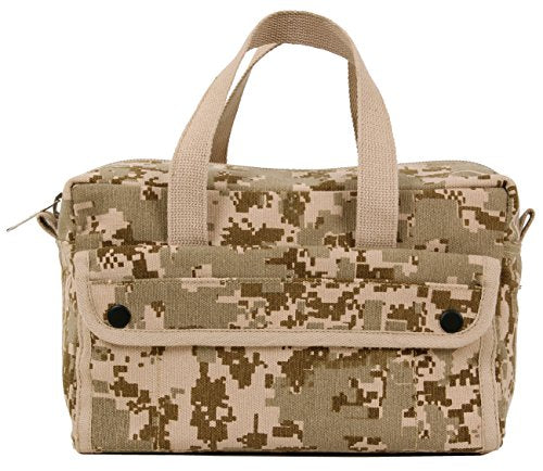 Rothco GI Style Mechanics Tool Bag, Heavy-Duty Canvas Tool Storage - color: Desert Digital Camo