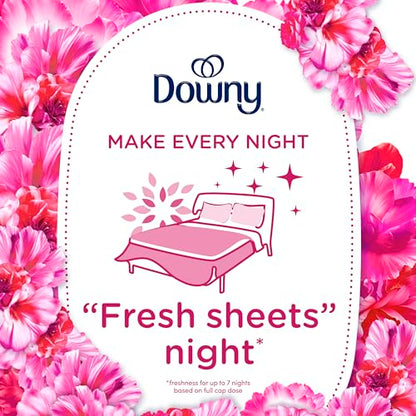 Downy Soft, 2 in 1 Soft and Fresh Liquid Fabric Softener, April Fresh, 44 fl oz, 60 Loads, Fabric Conditioner Liquid Provides Softness and Freshness for Fabrics - size: 44 Fl Oz (Pack of 1)