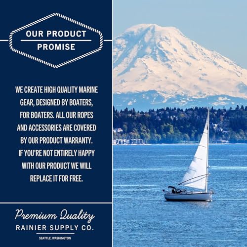 RainierSupplyCo Boat Scuff Eraser - Magic Boat Erasers for Cleaning Seats, Hulls, & Interiors - Non-Toxic & Safe for Vinyl, Leather & Fiberglass Surfaces - Ideal for Pontoon and Marine Cleaning Kits