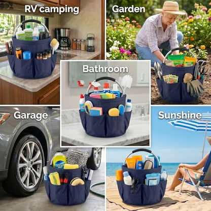 Cleaning Caddy For Cleaning Supplies Organizer Bucket - color: Blue