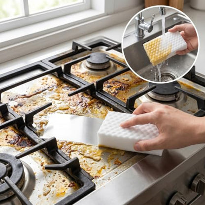 Magic Eraser Sponge, Compressed Melamine Cleaning Sponge for Home Use