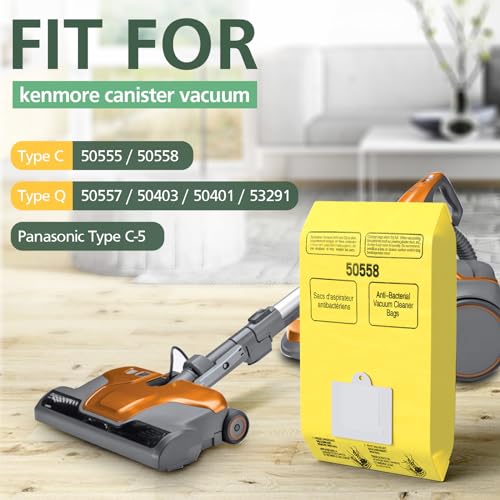 Type C/Q Vacuum Bags Replacement for Kenmore, 20 Pack - size: 20 Pack