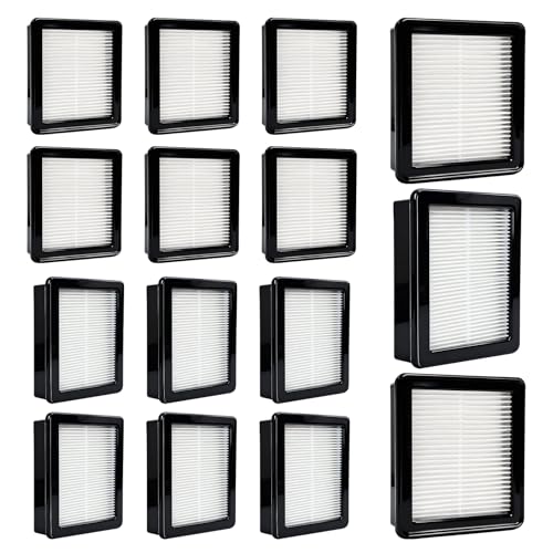 15 Pcs 107315 HEPA Filter Replacement Compatible with ProTeam Coach Pro 10 - size: 15
