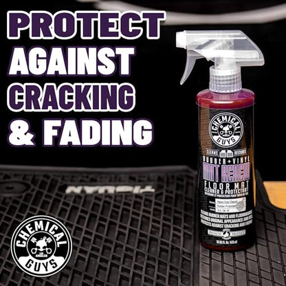 Chemical Guys, Heavy Duty Floor Mat Cleaning Kit, Mat Renew & Brush, 5 Pc - size: 3.2 Fl Oz (Pack of 5)
