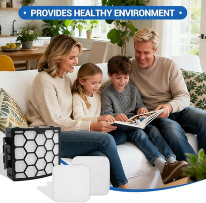 LA502 Filter Replacement for Shark LA502 LA300 LA301 LA322 LA500 LA500WM LA455 LA702 LA360 LA362 LA351 Rotator Lift-Away ADV DuoClean PowerFins Upright Vacuum (2 Foam+1Hepa) - style: 2 Foam+1Hepa