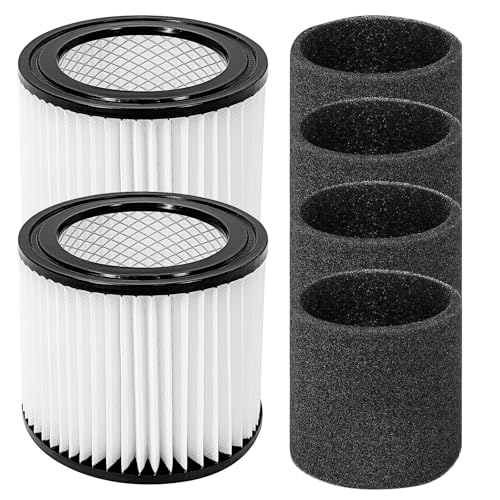 90398 Replacement Filter Compatible with Shop-Vac Type AA Cartridge Filter - style: 90308-White-2+4
