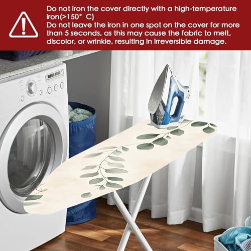 Nuxovilar Eucalyptus Leaves Ironing Board Cover 15x54 Polyester - color: Yph01007