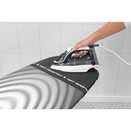 Brabantia Premium Ironing Board with Heat Resistant Parking Zone | X-Large (Size D) | Fairtrade Titan Oval | Tall & Wide, Adjustable Height (31-40"), Easy Fold, Anti-Collapse Lock, Non-Slip Feet - color: Titan Oval