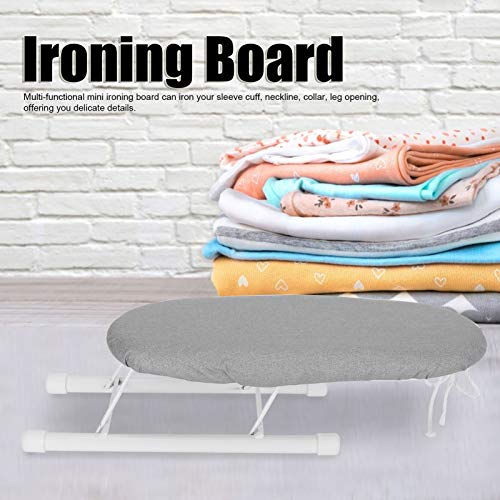 Portable Travel Ironing Board Compact Folding with Cotton Cover Heat Silver Cloth for Home Dorm Small 10 2 by 4 3 Inch