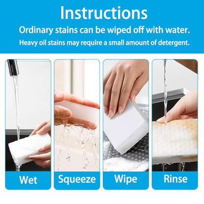 SmilinFit Magic Cleaning Erasers, Kitchen Sponge 10 Pack 2X Density Melamine Sponge Foam Pads, Multi-Functional Car Cleaning Supplies Cleaner for Kitchen, Bathroom, Shower, Window, Wall Cleaner - size: 10PCS