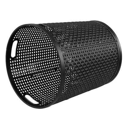 Vababa 40 L Tall Plastic Laundry Basket, Clothes Laundry Hampers, Black