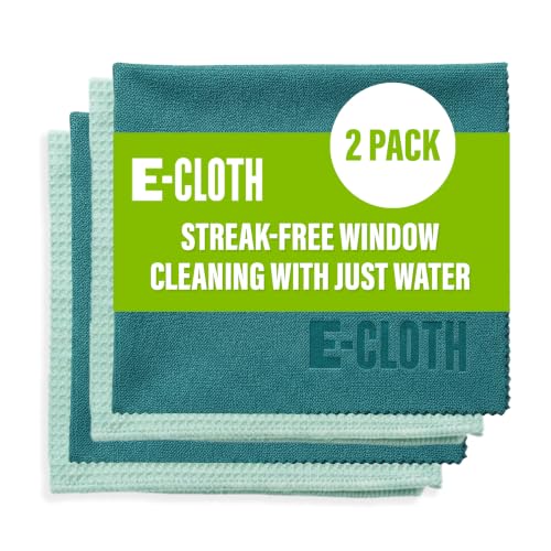 E-Cloth Window and Glass Cleaner Kit, Just Add Water - 2 Kits - color: Winter Green, size: 2 Kits