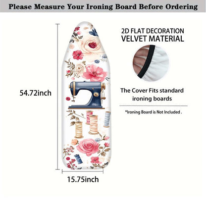 Nuxovilar Sewing Machine Ironing Board Cover 15x54 Inches Polyester - color: Fw03374, size: 15×54 inch
