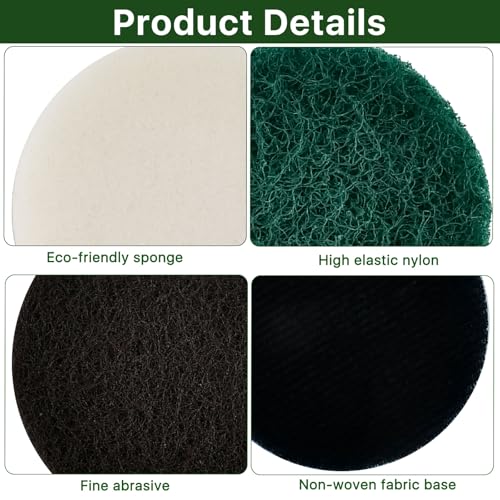 32 Pcs Electric Cleaning Brush Pad Set Fit for Dremel Versa Cleaning Brush