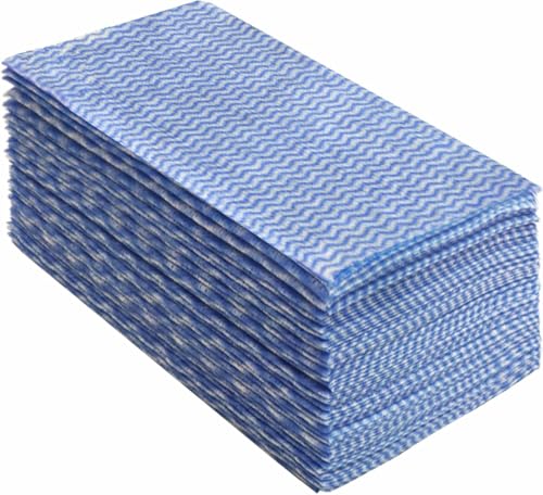 Reusable Cleaning Towels Handi Wipes Reusable Cloths Disposabel Dish Cloths Dish Towels Dry Handy Wipes Big Durable Absoebent 40 Count, Blue - color: Blue