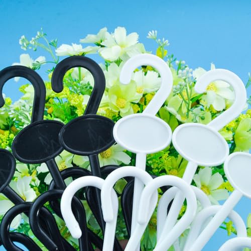 Thickened Plastic Shoe Display Hooks 15pcs for Shop Mall White - color: White