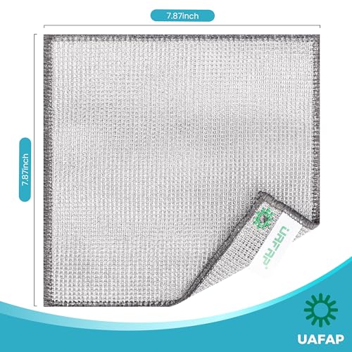 12pcs Upgrade 3-Layer Non-Scratch Steel Wool Dish Rags for Washing Dishes - color: 12pcs[three-layer]