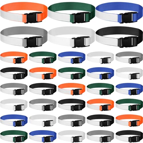 Suzile 24 Pcs Laundry Straps with Buckle Securing Straps Replacement