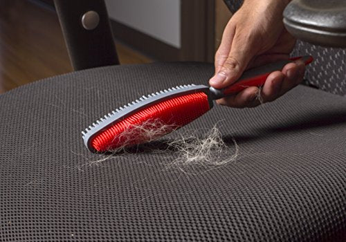 FURemover Duo Pet Hair Rubber Brush, Dual Sided to Easily Remove Fur & Lint from Clothing and Upholstery, Thick Bristles Groom Dogs and Cats, Easy to Clean, Colors May Vary (Pack of 12) - size: 12 Pack, style: FURemover Duo Lint Brush
