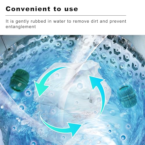 Washing Machine Laundry Ball Reusable Fabric Softener Dispense Ball for Washing Sponge Cleaning Tool Household Substitute (Green) - color: Green