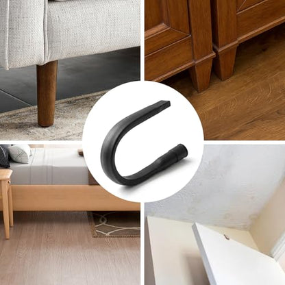 25" Flexible Vacuum Crevice Tool Attachment, Long Flat Slot Nozzle with Cleaning Brush Kit, Fits All 1-1/4" (32mm) & 1-3/8" (35mm) Vacuum Hoses, Ideal for Dryer Lint, Under Appliances,