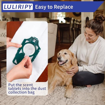 Replacement HEPA RLH-6 Vacuum Bags Compatible with Riccar Supralite