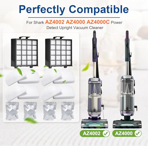 AZ4002 Replacement filter for Shark Detect Pro AZ4000 AZ4002 AZ4000C Vacuum - size: 2+4+4