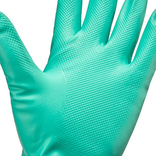 Tusko Products Best Nitrile Rubber Cleaning, Household, Dishwashing Gloves, Latex Free, Vinyl Free, Reusable not Disposable, Extra Extra Large XXL (1 Pair) - size: 2X-Large (1 Pair)