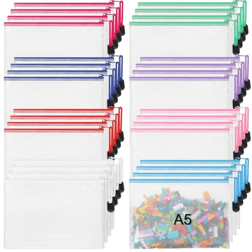 Jetec 32 Mesh Zipper Bags Bikini, Classic Color, 9 x 7 Inch, 32 Pcs - color: Classic Color, size: 9 x 7 Inch