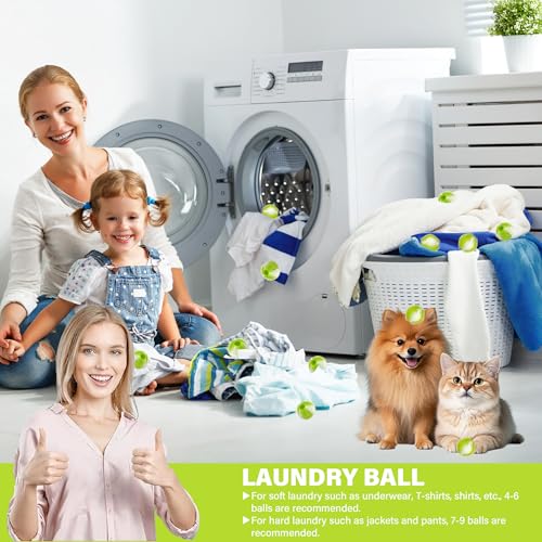 12 Pcs Pet Hair Remover for Laundry, Pet Hair Catcher, Washing Balls, Reusable Washing Machine Lint Paw Hair Catcher, Lint Balls for Washing Machine Dryer (Green) - color: Green