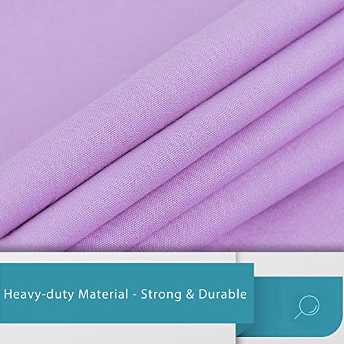 LOLOMLO Extra Large Canvas Laundry Bags with Handles & Drawstring Closure, Heavy Duty Tears Resistant Clothes Storage Travel Bags,25.5"x34",Purple - color: Purple